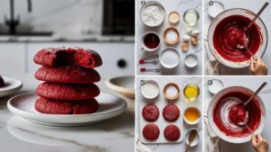 Red Velvet Cake Cookies Step-by-Step